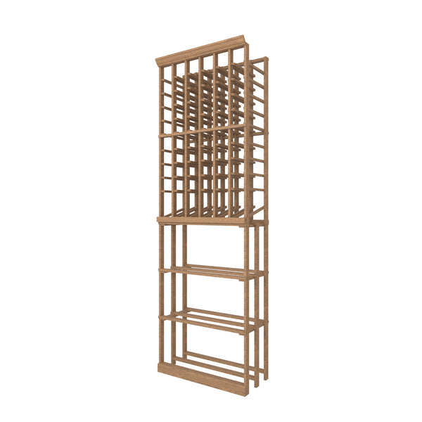 06 Column Rack with Display Row & CASE Storage - 750ml Bottles