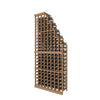 8 Column Individual Bottle Cascade Wood Rack Right