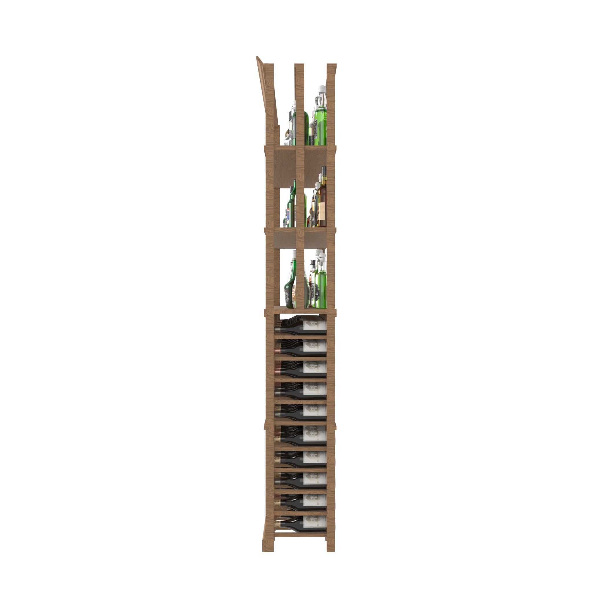 08 Column Rack with Liquor Display Shelves - 750ml Bottles