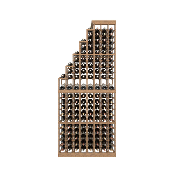 08 Column Cascade Rack Left with Display Row - 750ml Bottles