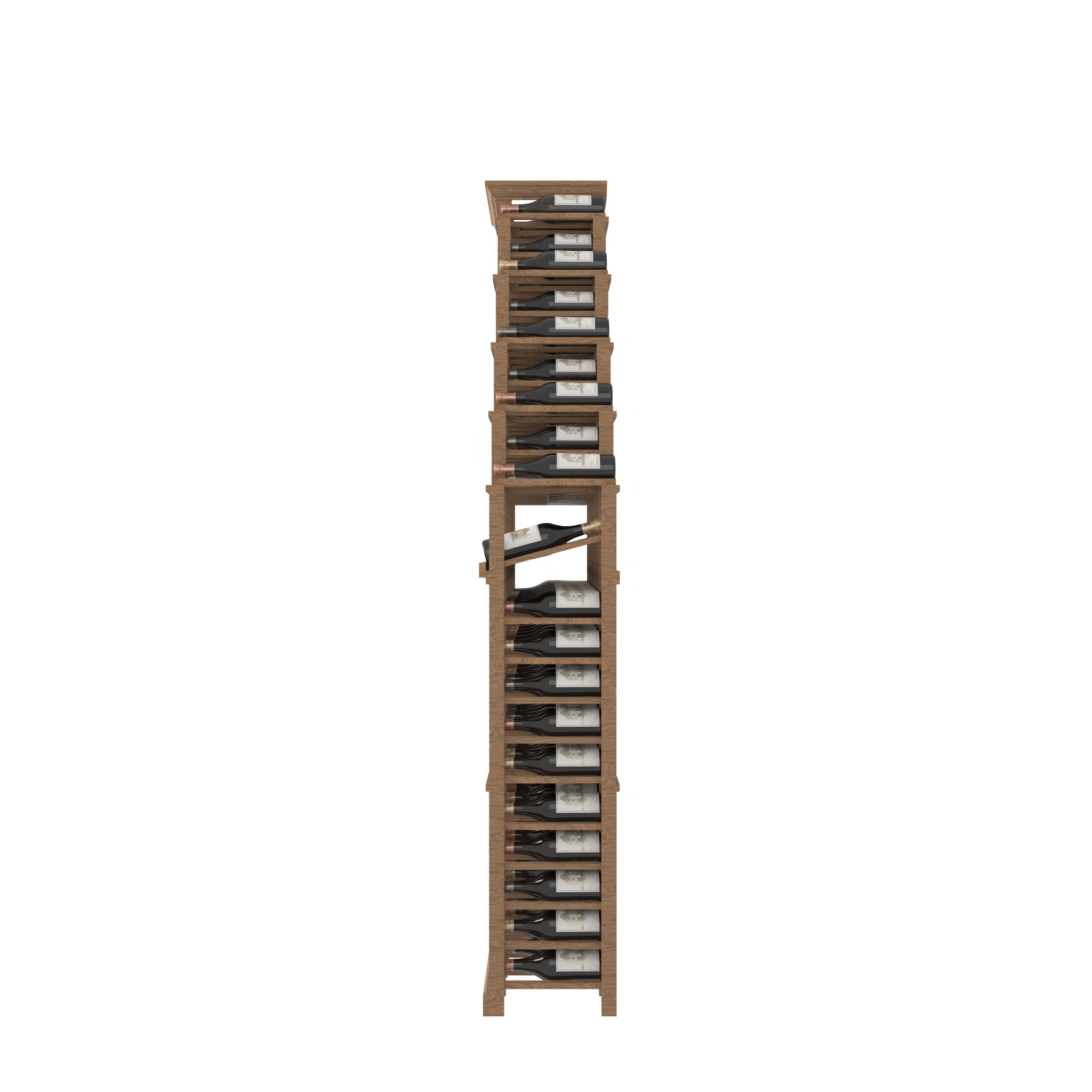 08 Column Cascade Rack Right with Display Row - 750ml Bottles