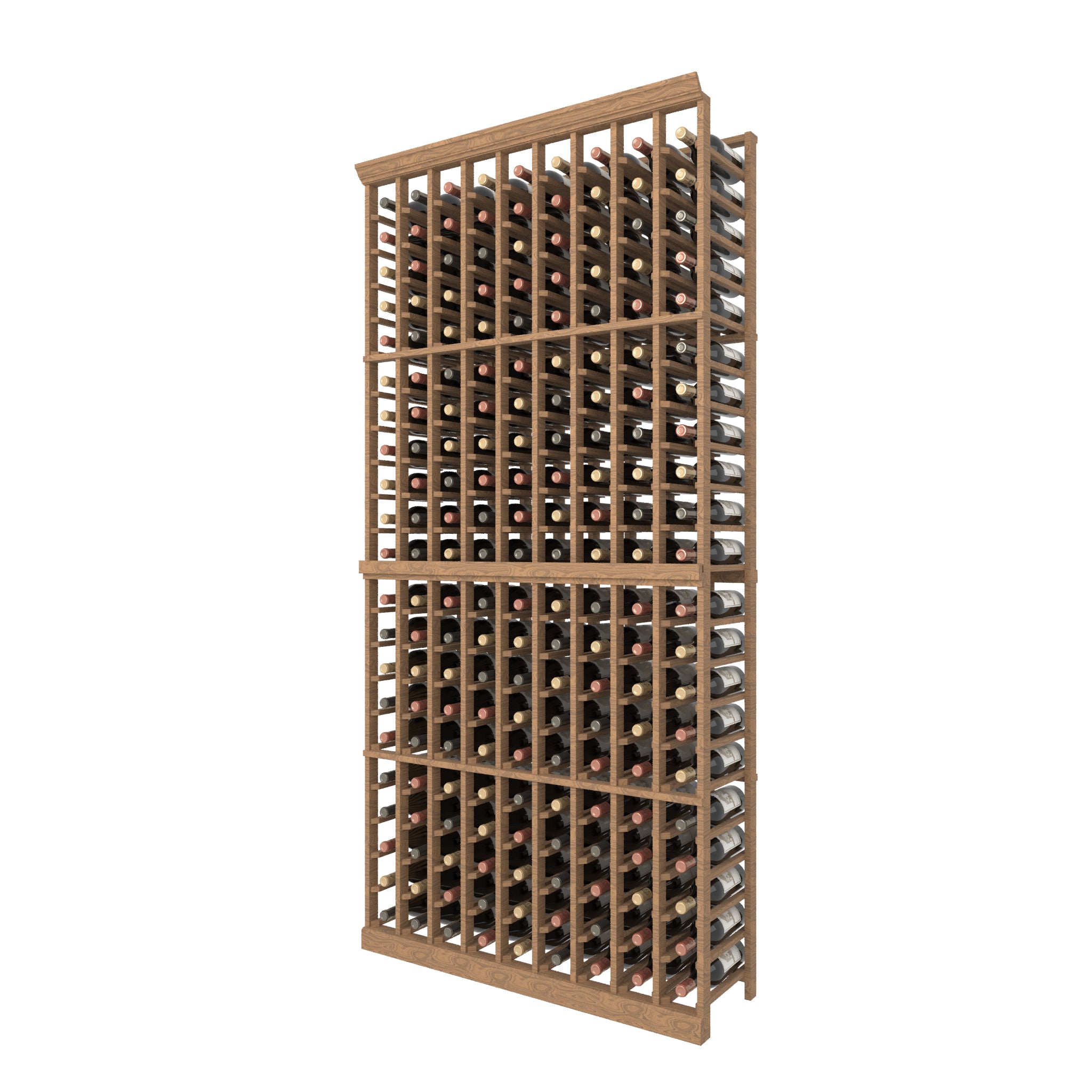 Individual Bottle Wood Wine Rack | 9 Column
