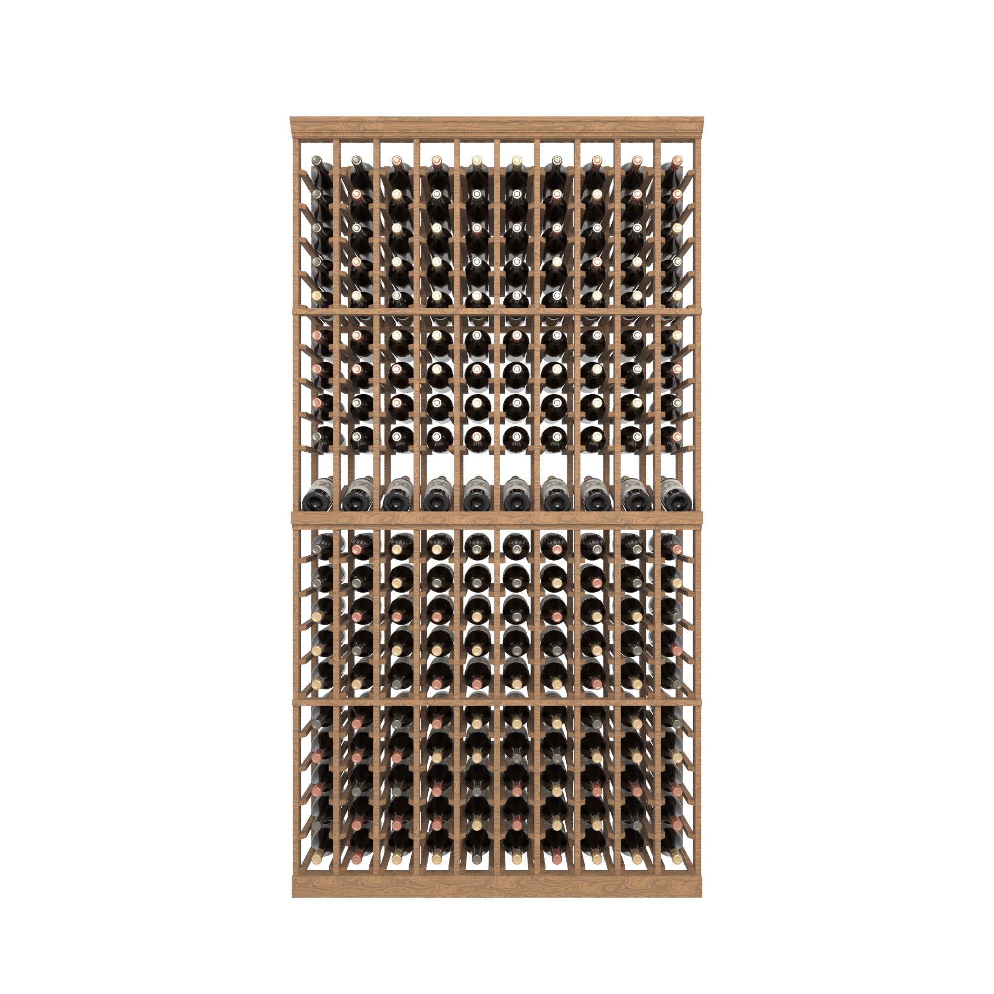 10 Column Rack with Display Row - 750ml Bottles