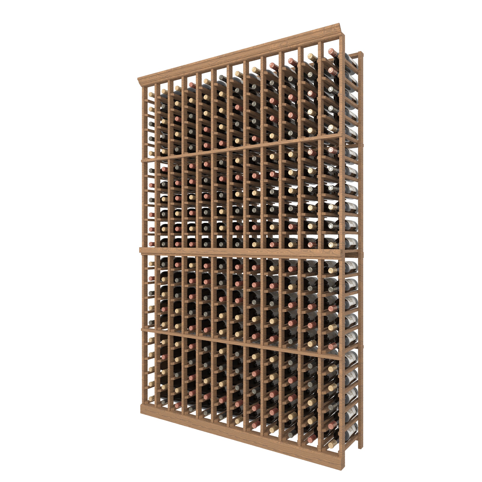 Individual Bottle Wood Wine Rack | 12 Column