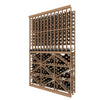 12 Column Individual Bottle Wood Rack & BIN Storage with Display Row