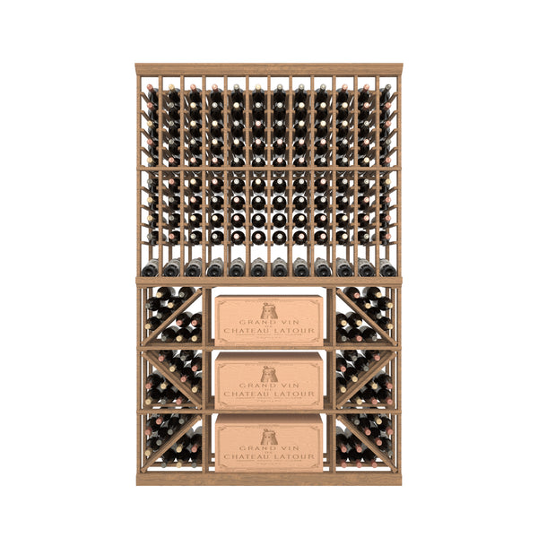 12 Column Rack & CASE + BIN with Display Row - 750ml Bottles