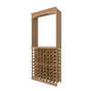 Wine Cellar Arch CHARDONNAY - 8 Column Half-height Individual Bottle Wood Rack