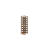Individual Bottle Wood Wine Rack | 2 Column, 9 Rows - Magnum