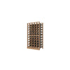 Individual Bottle Premium Wood Wine Rack | 5 Column, 10 Rows 