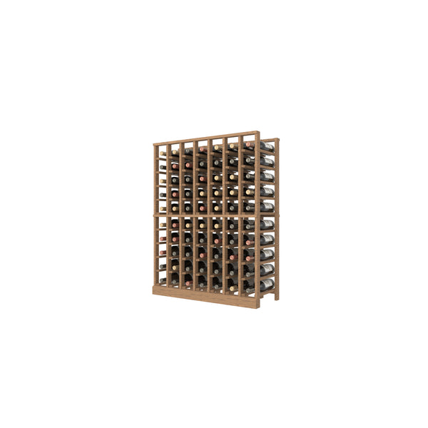 Individual bottle wood Wine Rack - 7 Column 10 rows