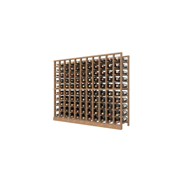 Individual bottle wood Wine Rack - 11 Column 10 rows