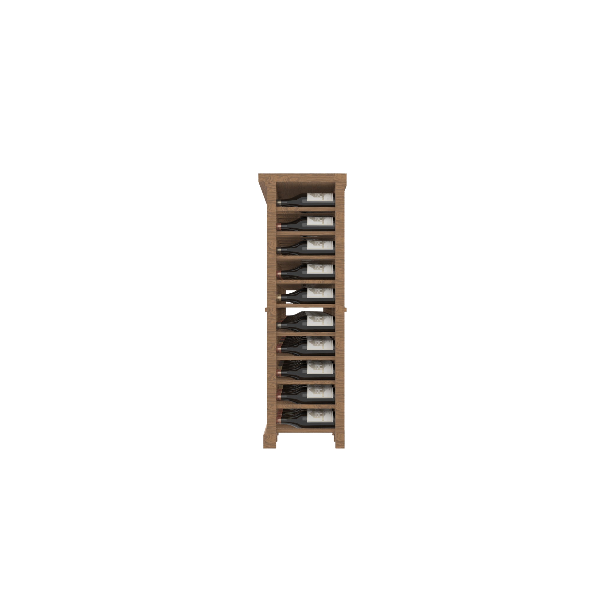 12 Column Base Rack With Countertop - 750ml Bottles