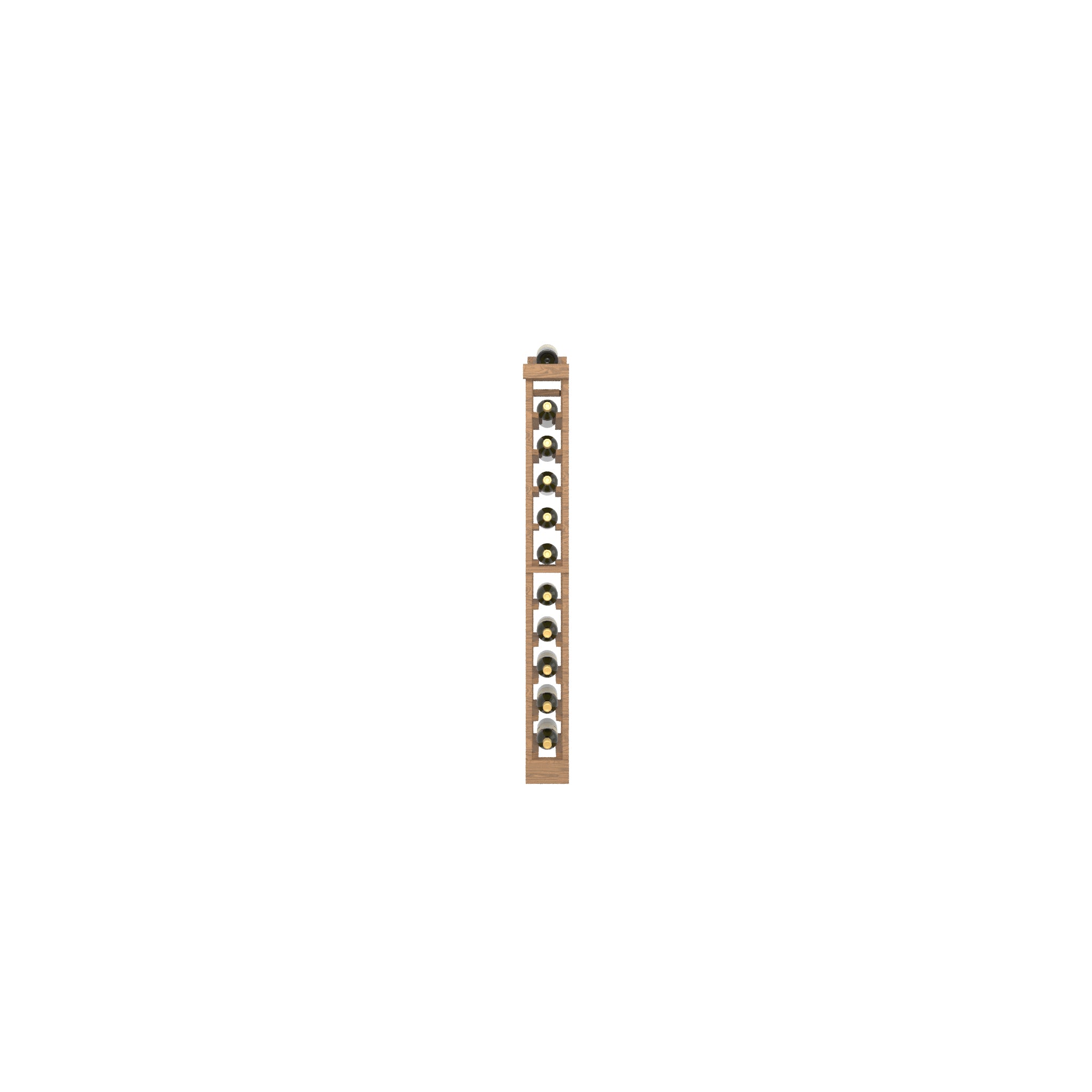 01 Column Base Rack with Display Row - Ice Wine Bottles