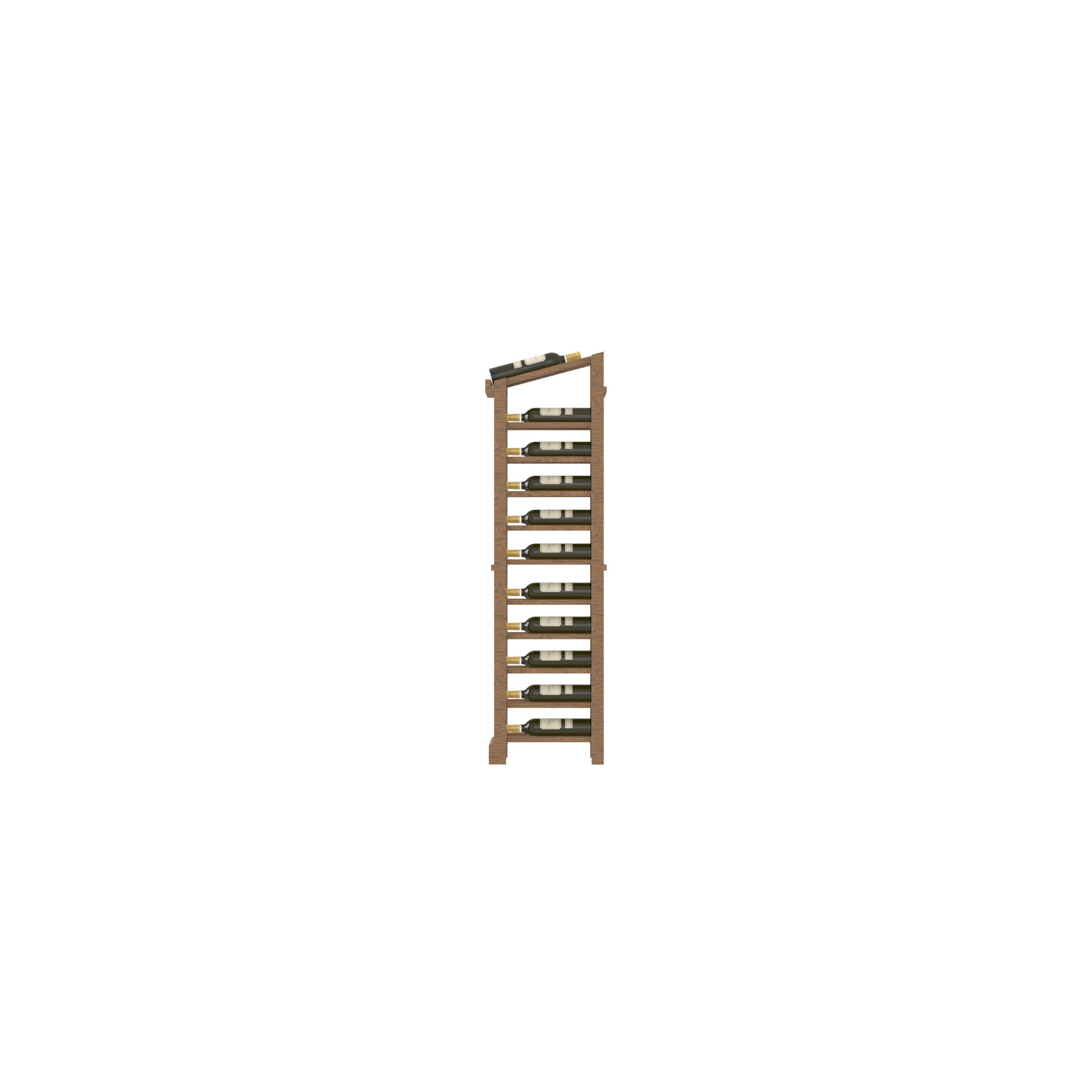 01 Column Base Rack with Display Row - Ice Wine Bottles