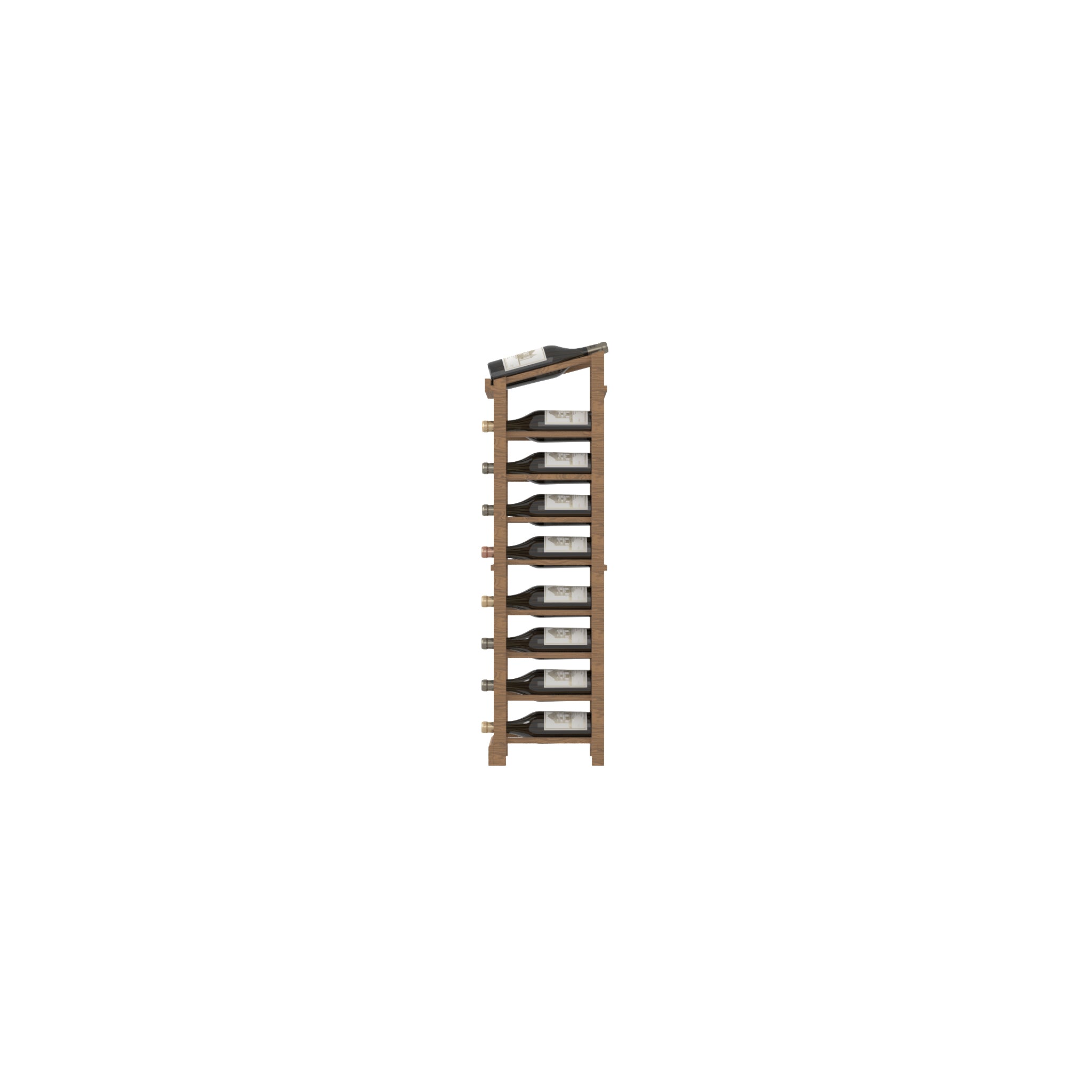 01 Column Base Rack with Display Row - Magnum Bottles