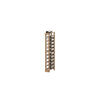 Individual full bottle wood Wine Rack with a display row - 01 Column 11 rows