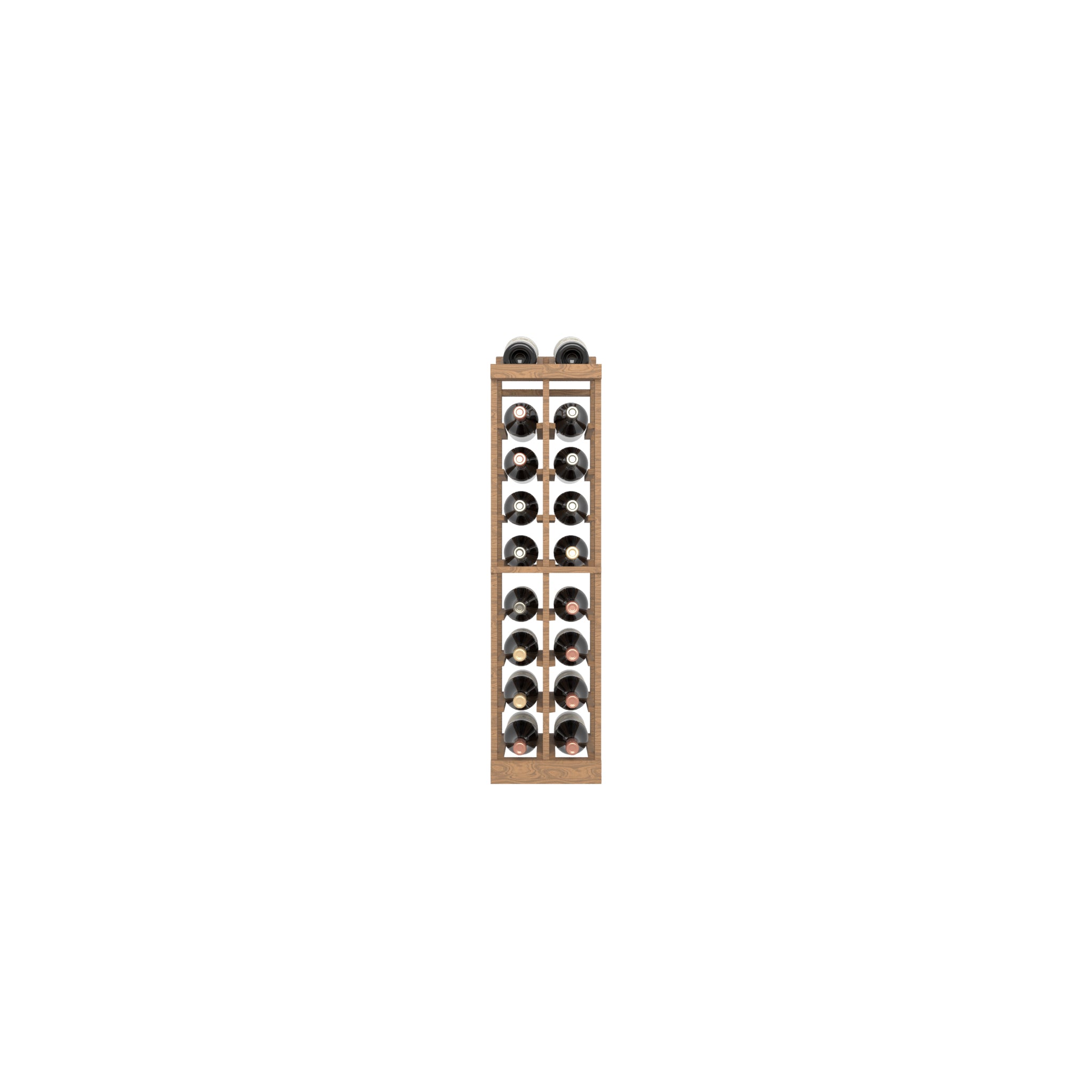 02 Column Base Rack with Display Row - Magnum Bottles