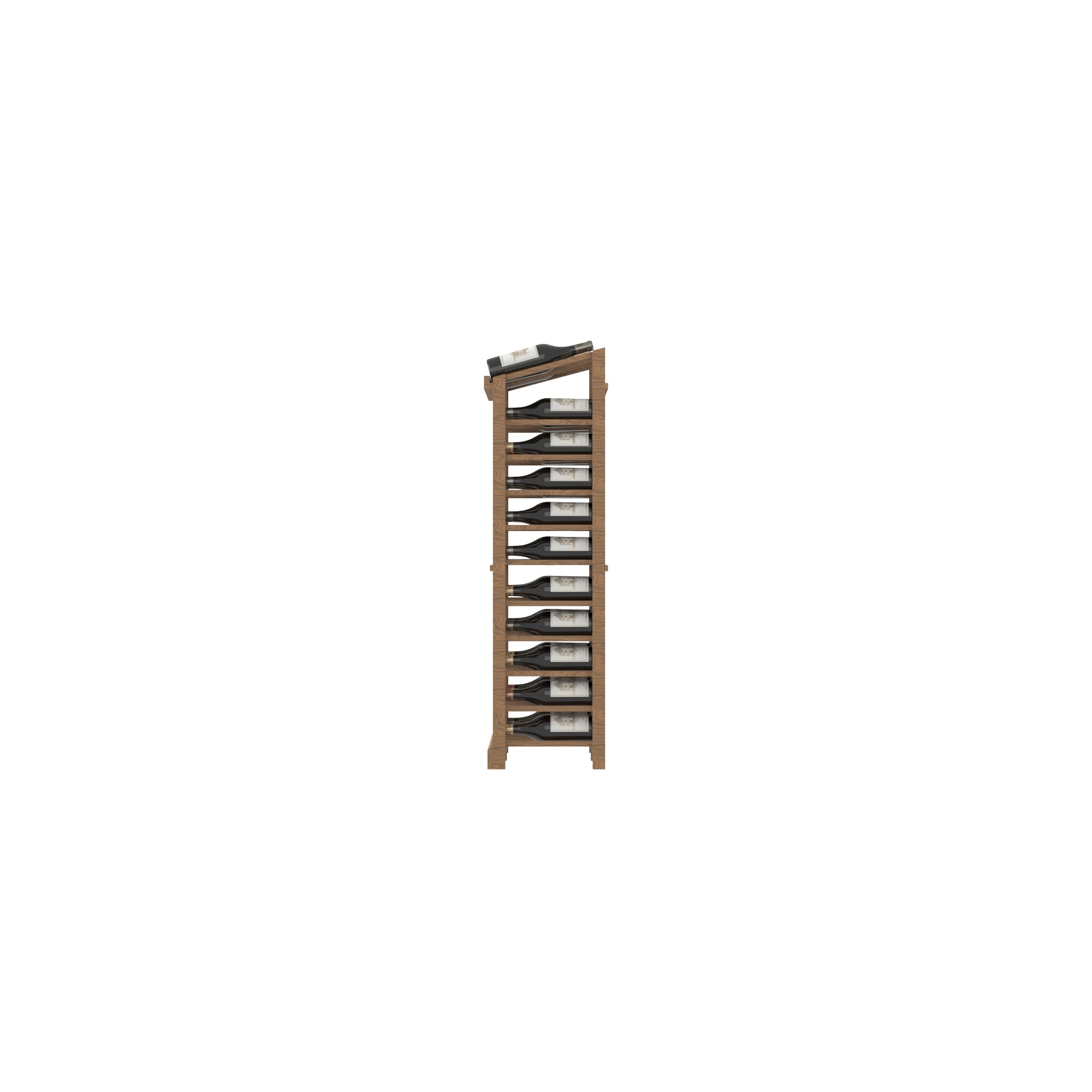 02 Column Base Rack with Display Row - 750ml Bottles