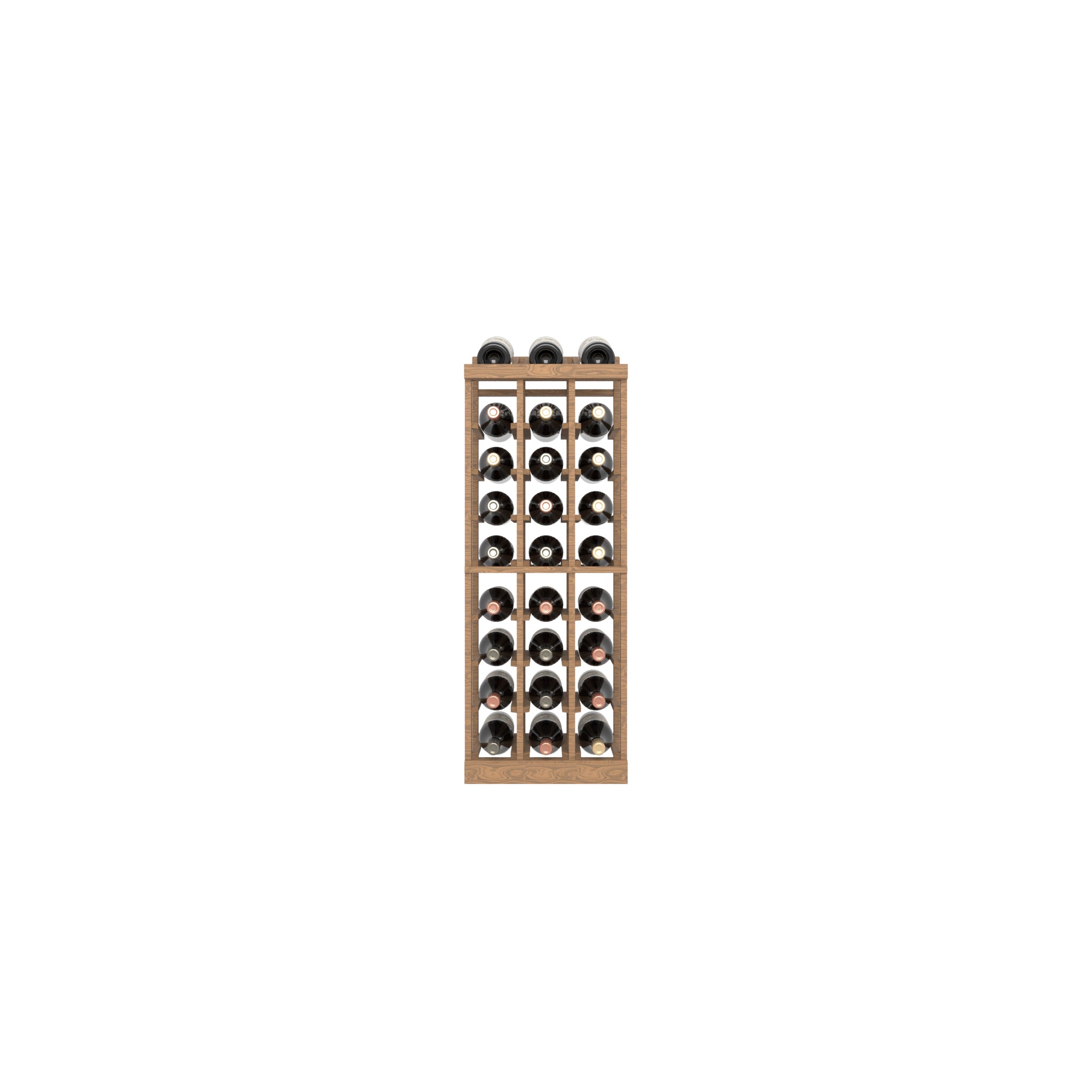 03 Column Base Rack with Display Row - Magnum Bottles