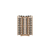 Individual Bottle Curved Corner Base Wine Rack with Display Row, 11 rows