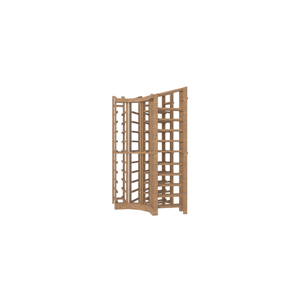 04 Column Curved Corner Base Rack with Display Row - 750ml Bottles