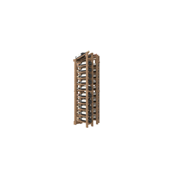 04 Column Curved Corner Base Rack with Display Row - 750ml Bottles