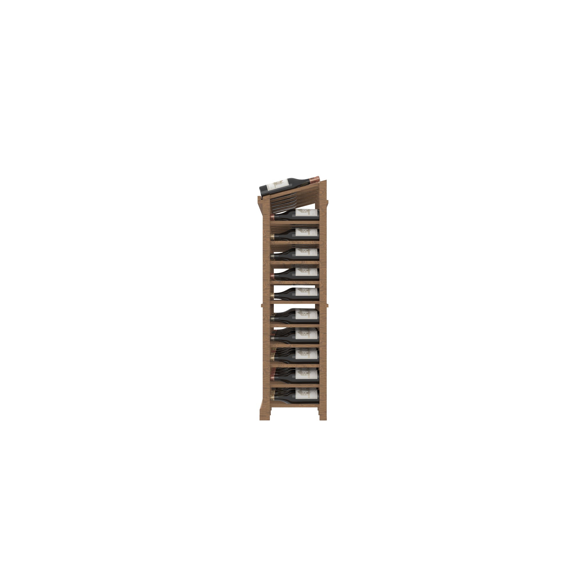 05 Column Base Rack with Display Row - 750ml Bottles