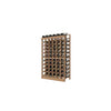 Individual bottle wood Wine Rack with a display row, 06 Column 11 rows