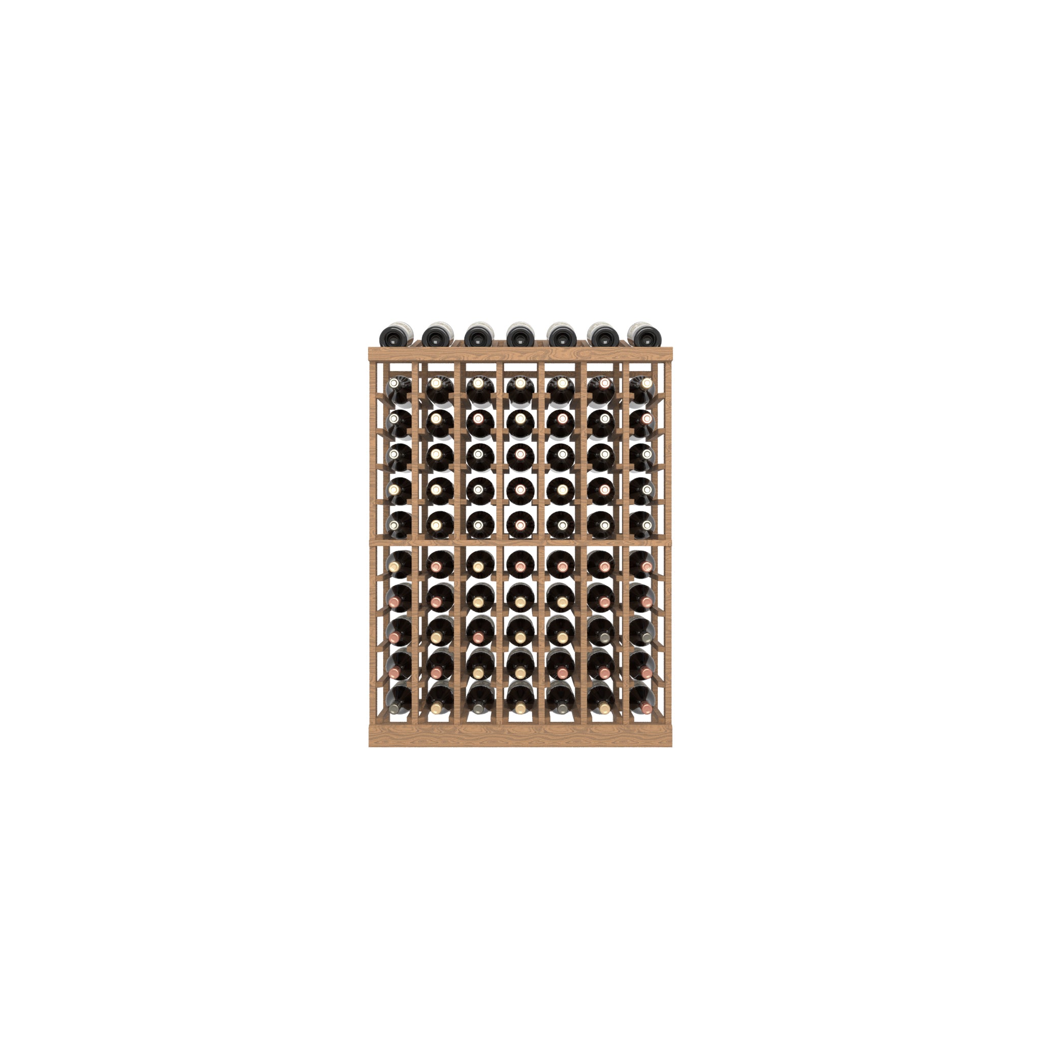 07 Column Base Rack with Display Row - 750ml Bottles