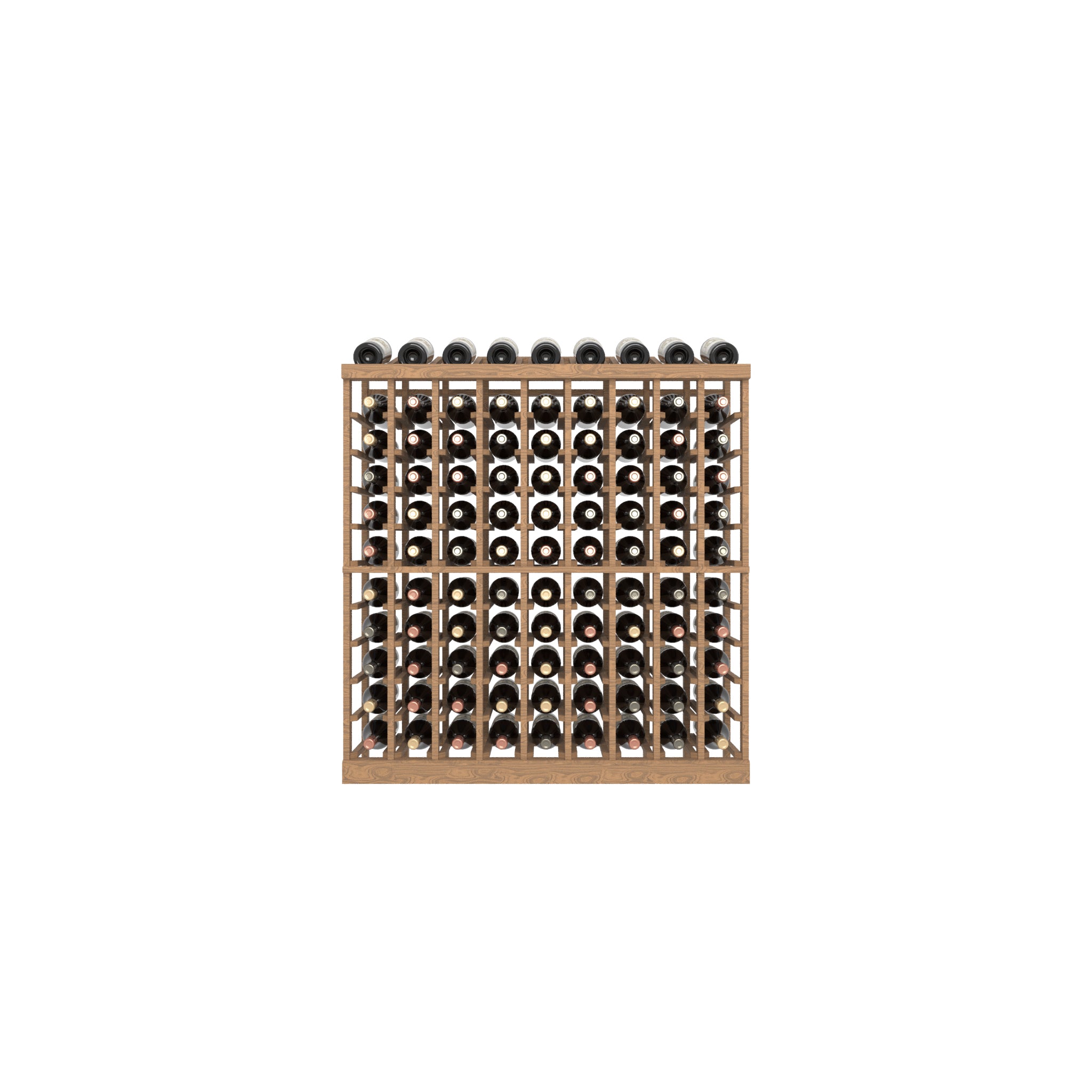 09 Column Base Rack with Display Row - 750ml Bottles