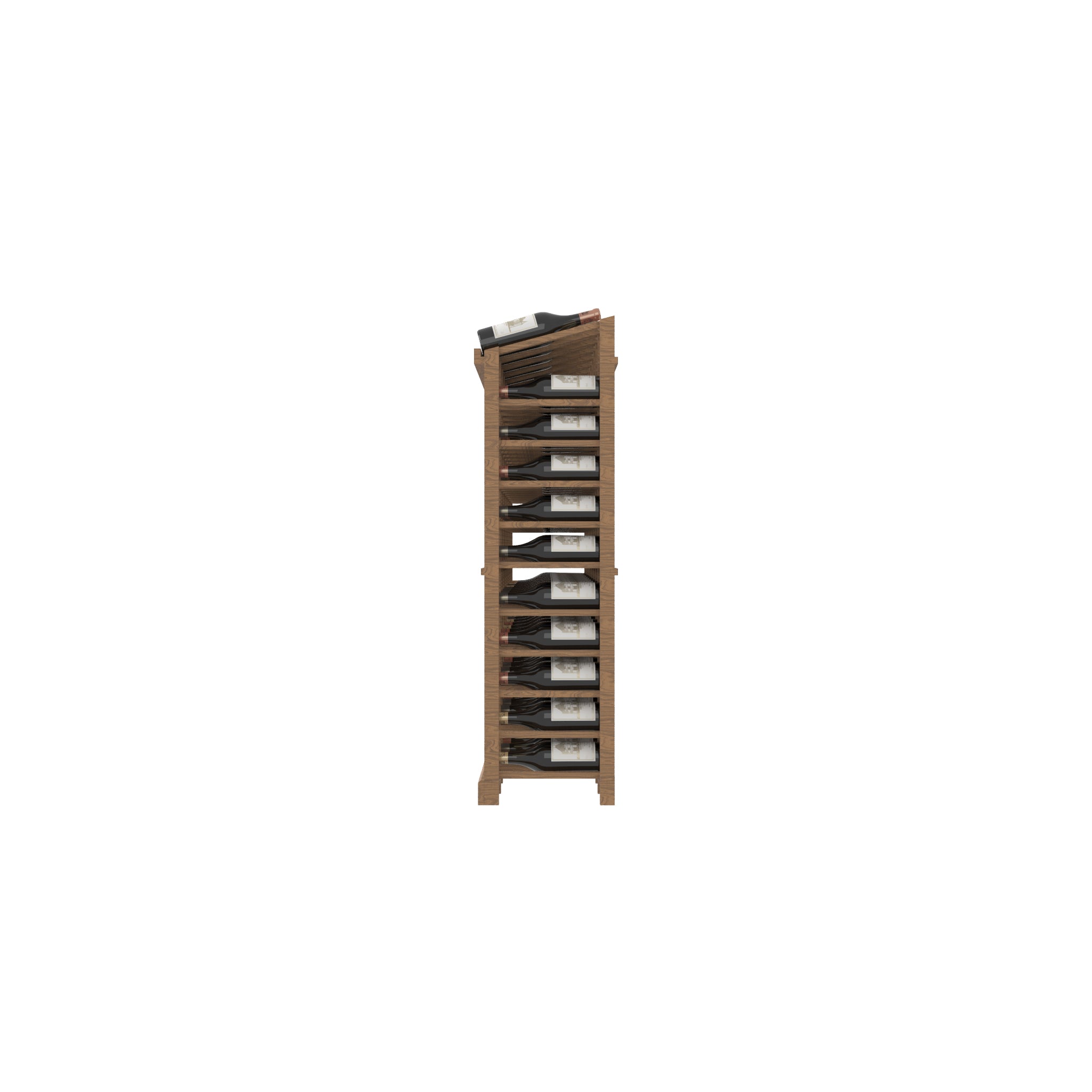 09 Column Base Rack with Display Row - 750ml Bottles