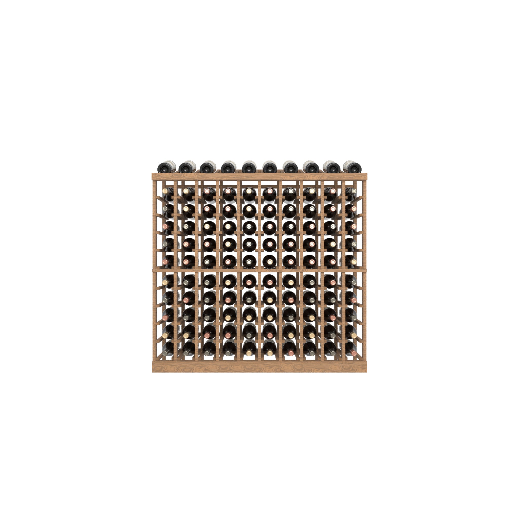 10 Column Base Rack with Display Row - 750ml Bottles