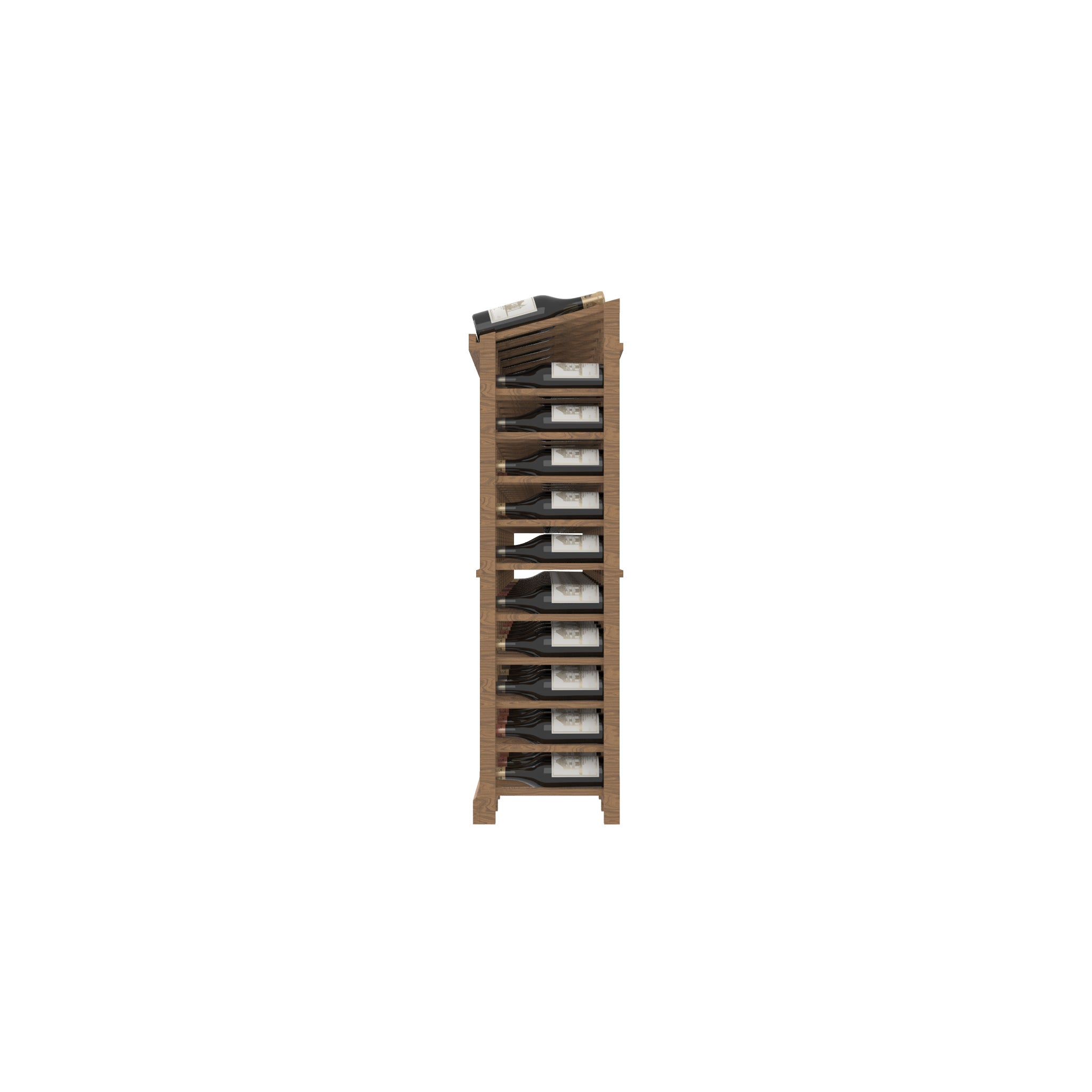 12 Column Base Rack with Display Row - 750ml Bottles